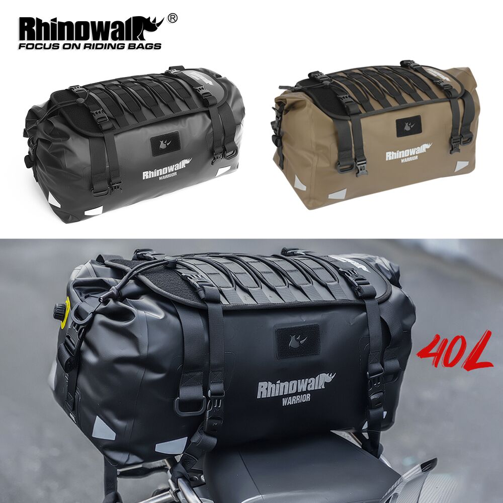 Motorcycle Gear Warehouse - Rhinowalk Motorcycle Dry Saddle Bag Waterproof