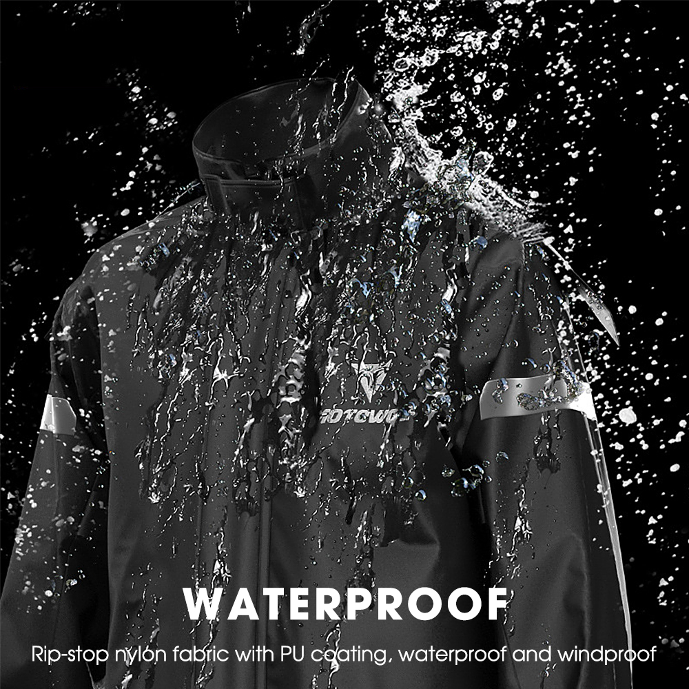 Men Motorcycle Rain Suit Outdo - Motorcycle Gear Jacket And Pants review and price