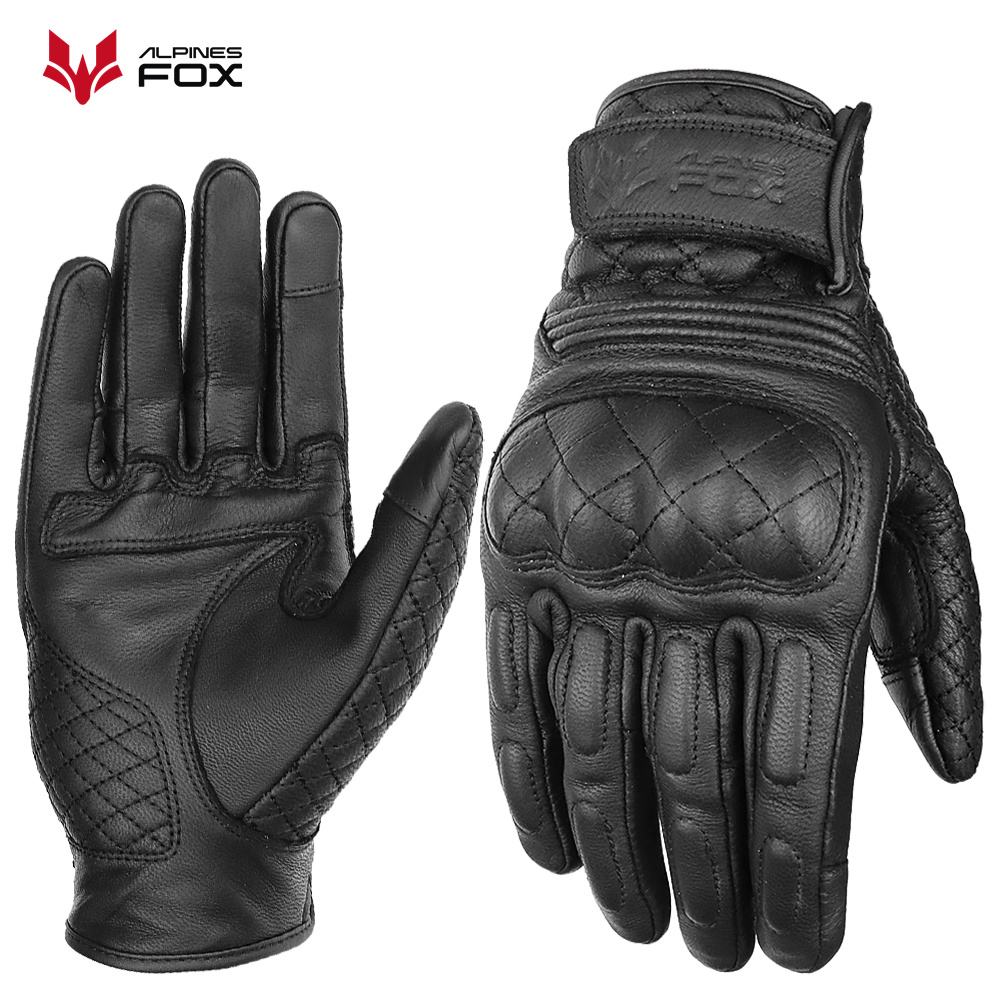 Retro Motorcycle Gloves Real L - Motorcycle Gear Full Set review and price