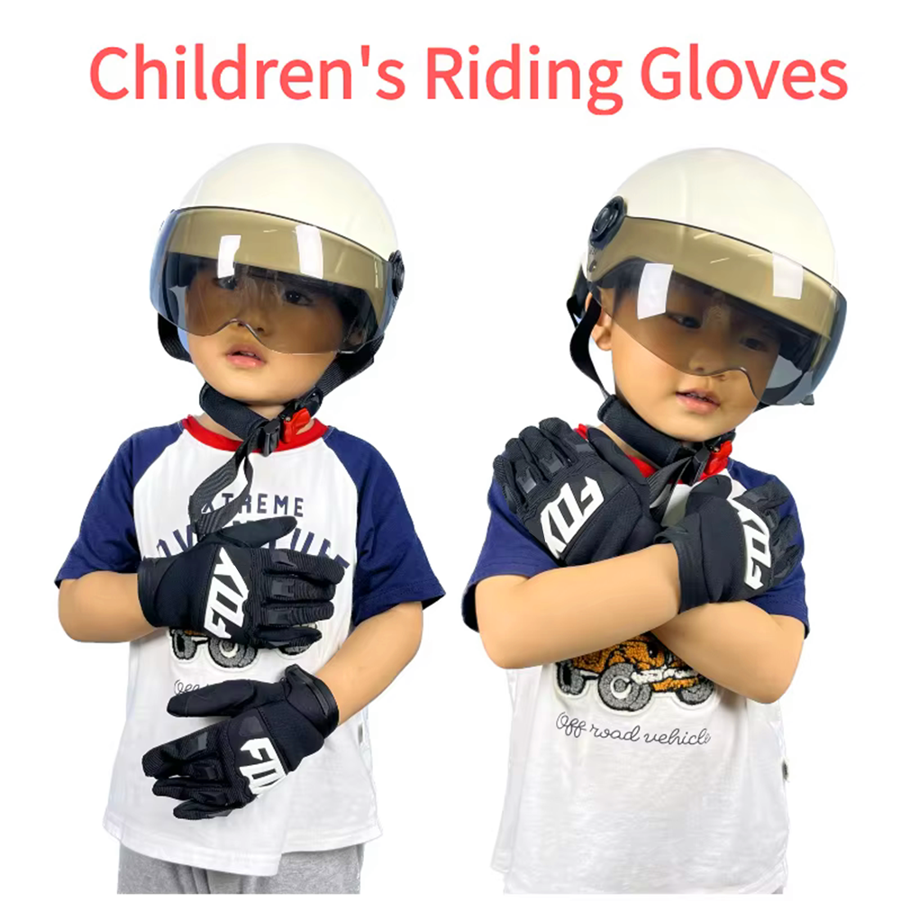 2026 Kids Riding Gloves Kids M - Motorcycle Gear Full Set review and price