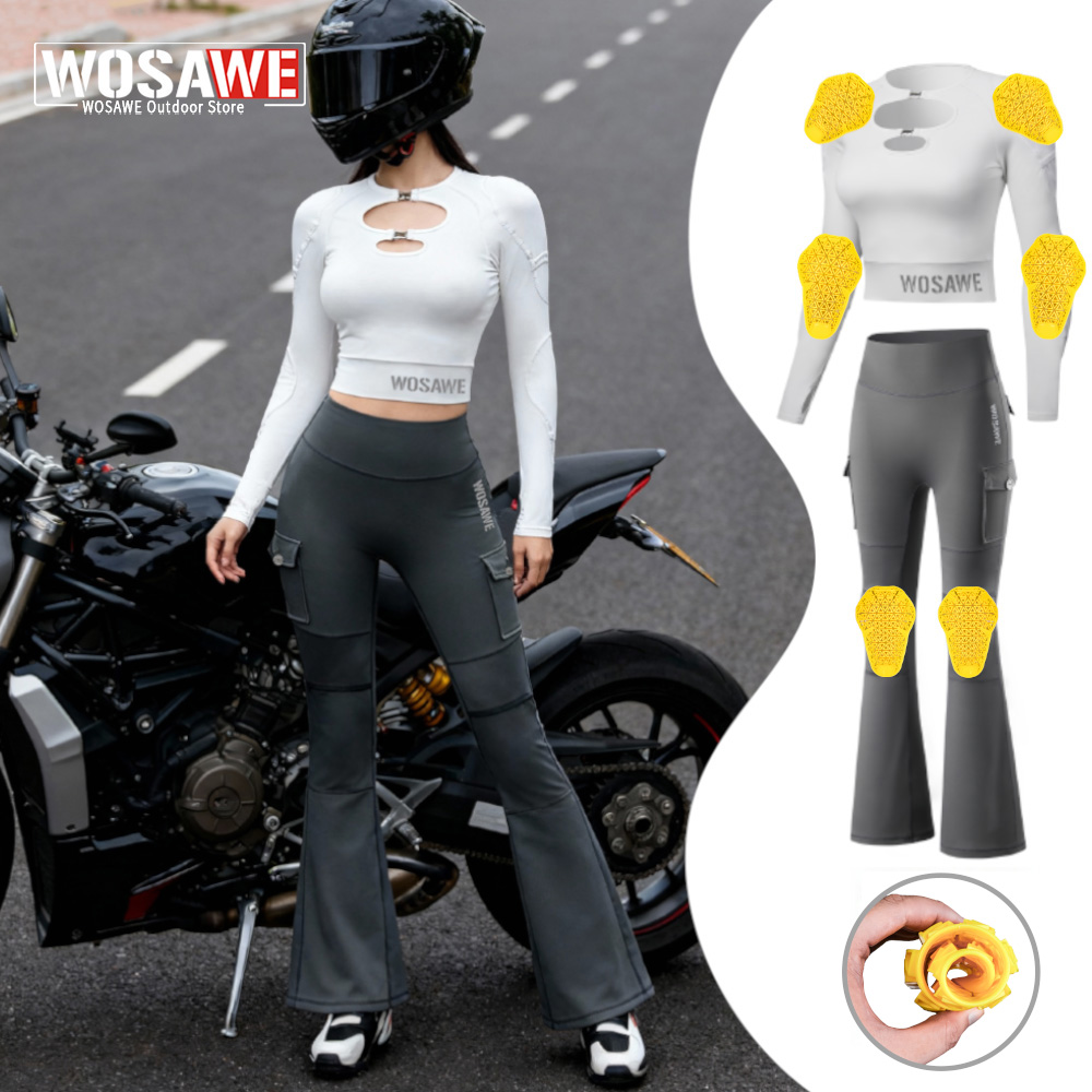 WOSAWE Women Motorcycle Jacket - Motorcycle Gear Jacket And Pants review and price