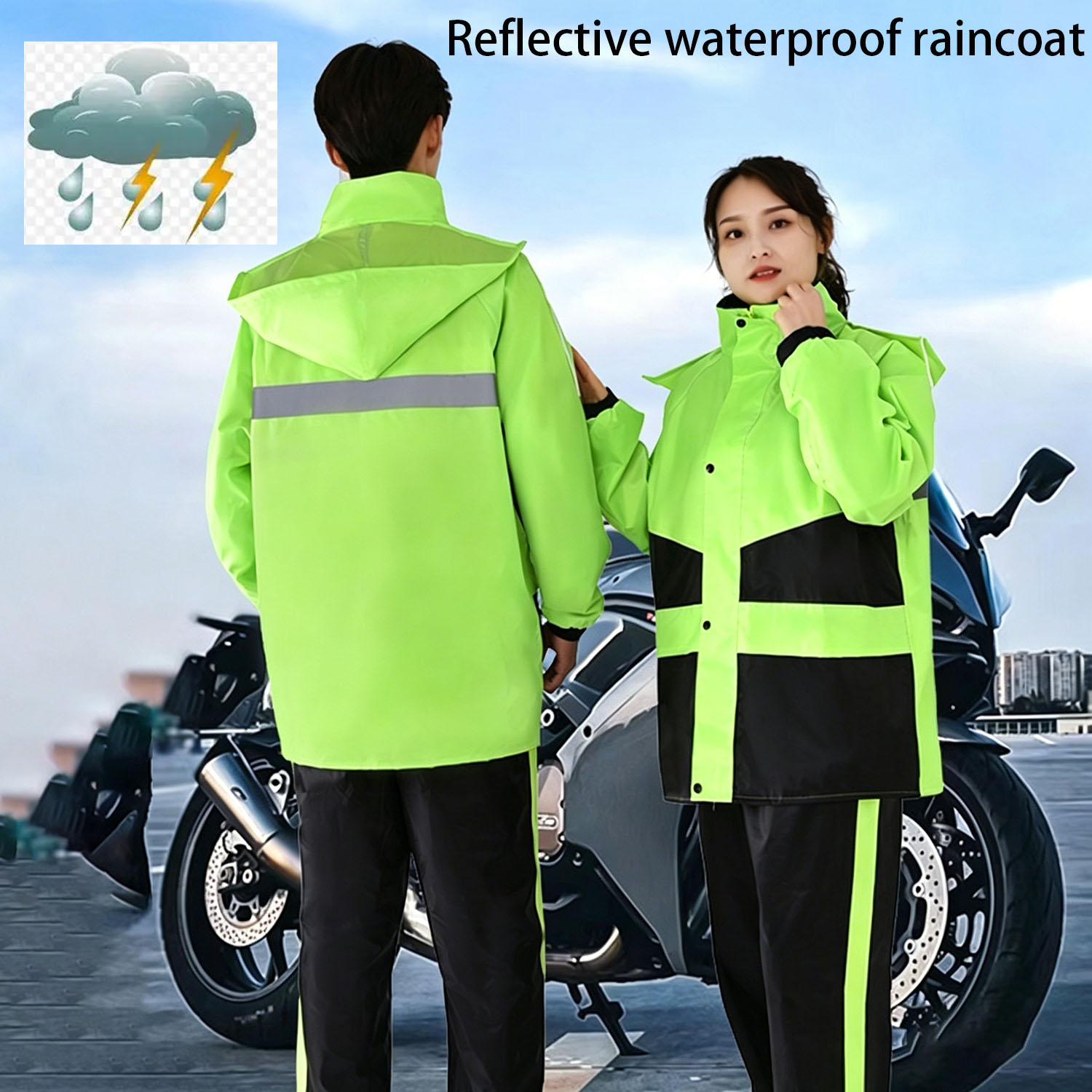 Motorcycle Raincoat Suits Men  - Gearx Motorcycle Jacket review and price
