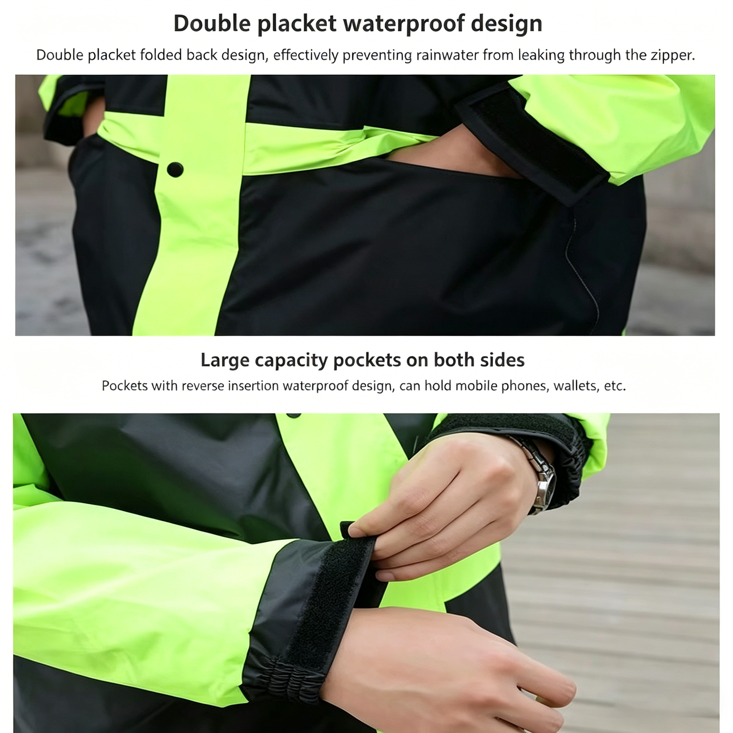 Motorcycle Raincoat Suits Men  - Gearx Motorcycle Jacket review and price