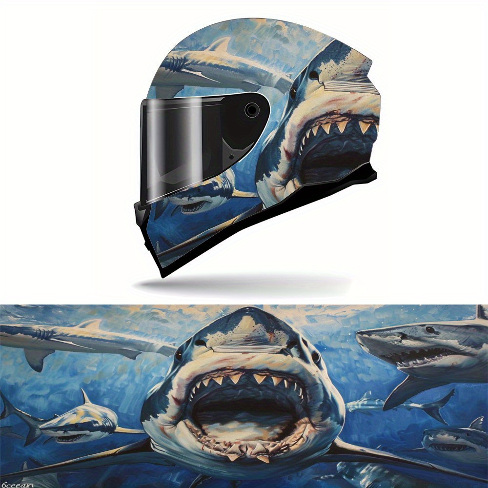 Great White Shark Motorcycle H - Motorcycle Gear White review and price