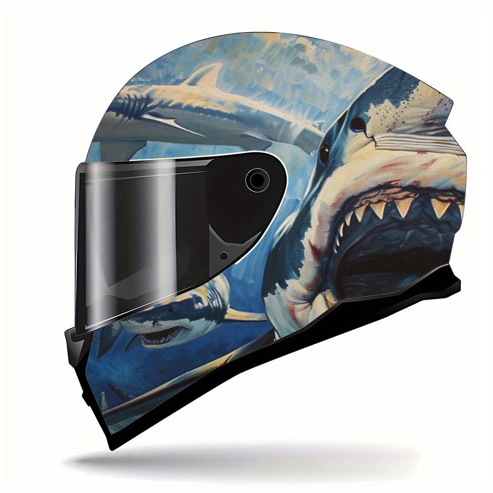 Great White Shark Motorcycle H - Motorcycle Gear White review and price