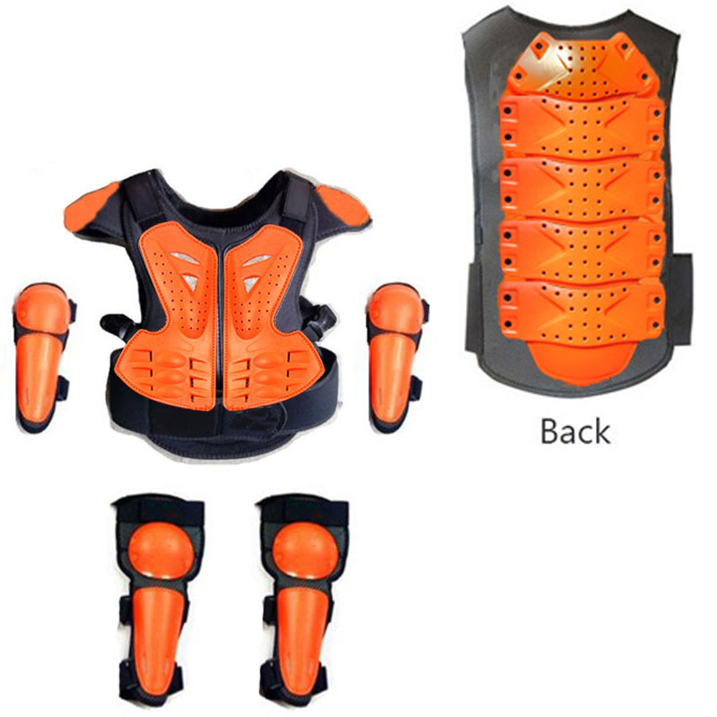 CE Motorcycle Kids Armor Vest  - Motorcycle Gear Full Set review and price