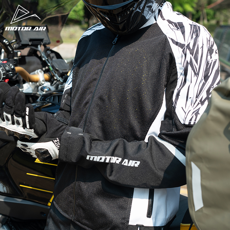 Black&White Motorcycle Jacket  - Motorcycle Gear White review and price