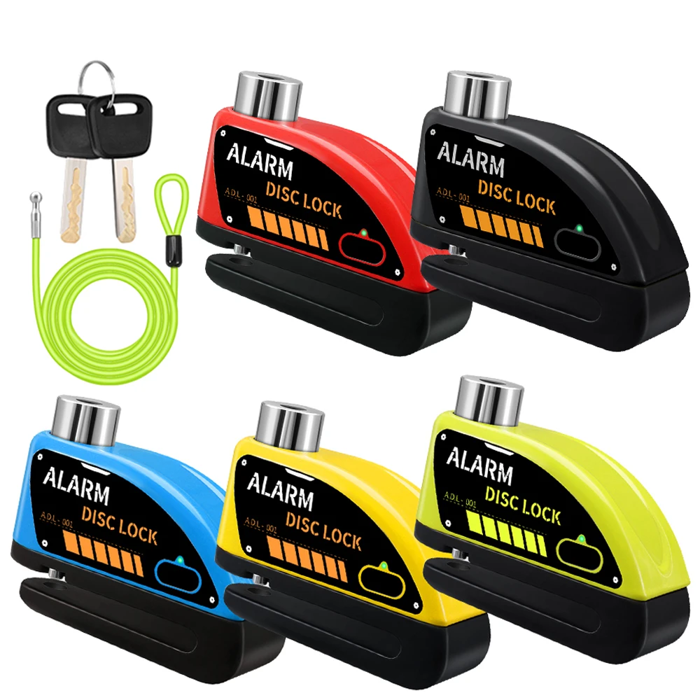 New Bike Motorcycle Alarm Disc - Disc Lock Brake review and price