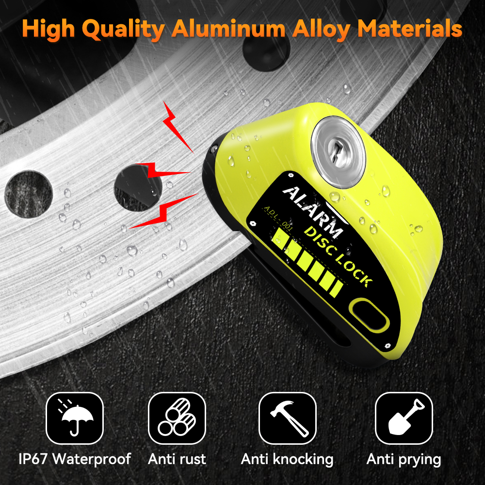 New Bike Motorcycle Alarm Disc - Disc Lock Brake review and price