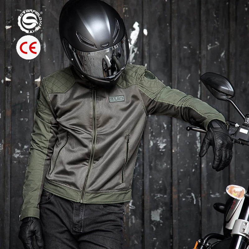 SFK Spring&Summer Mesh Breatha - Gearx Motorcycle Jacket review and price