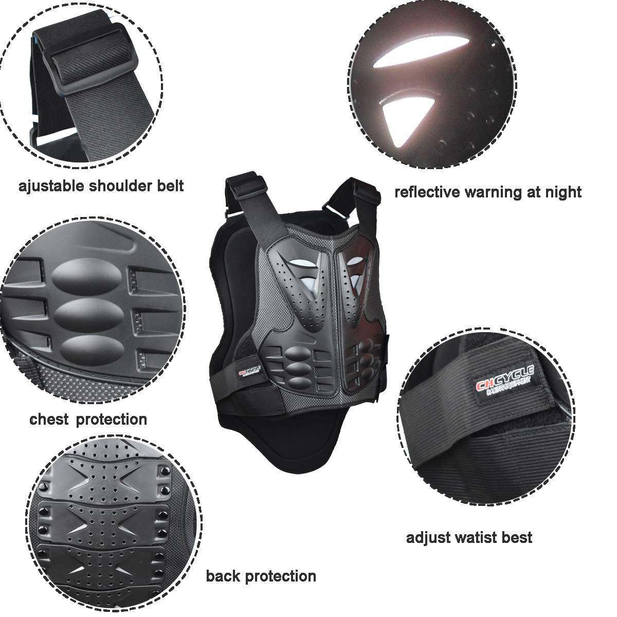 Motorcycle Vest Armor Protecti - Chest Protector Armor review and price