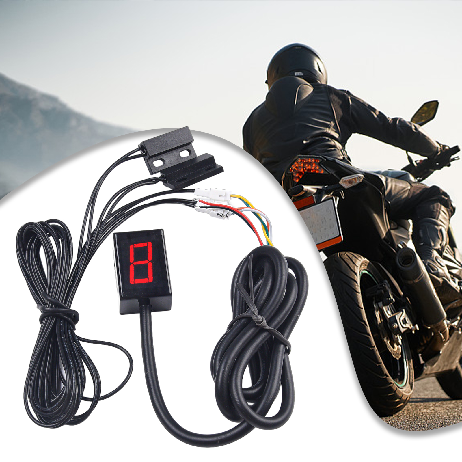 Digital Display Shift Level Mo - Motorcycle Gear Indicator Install review and price