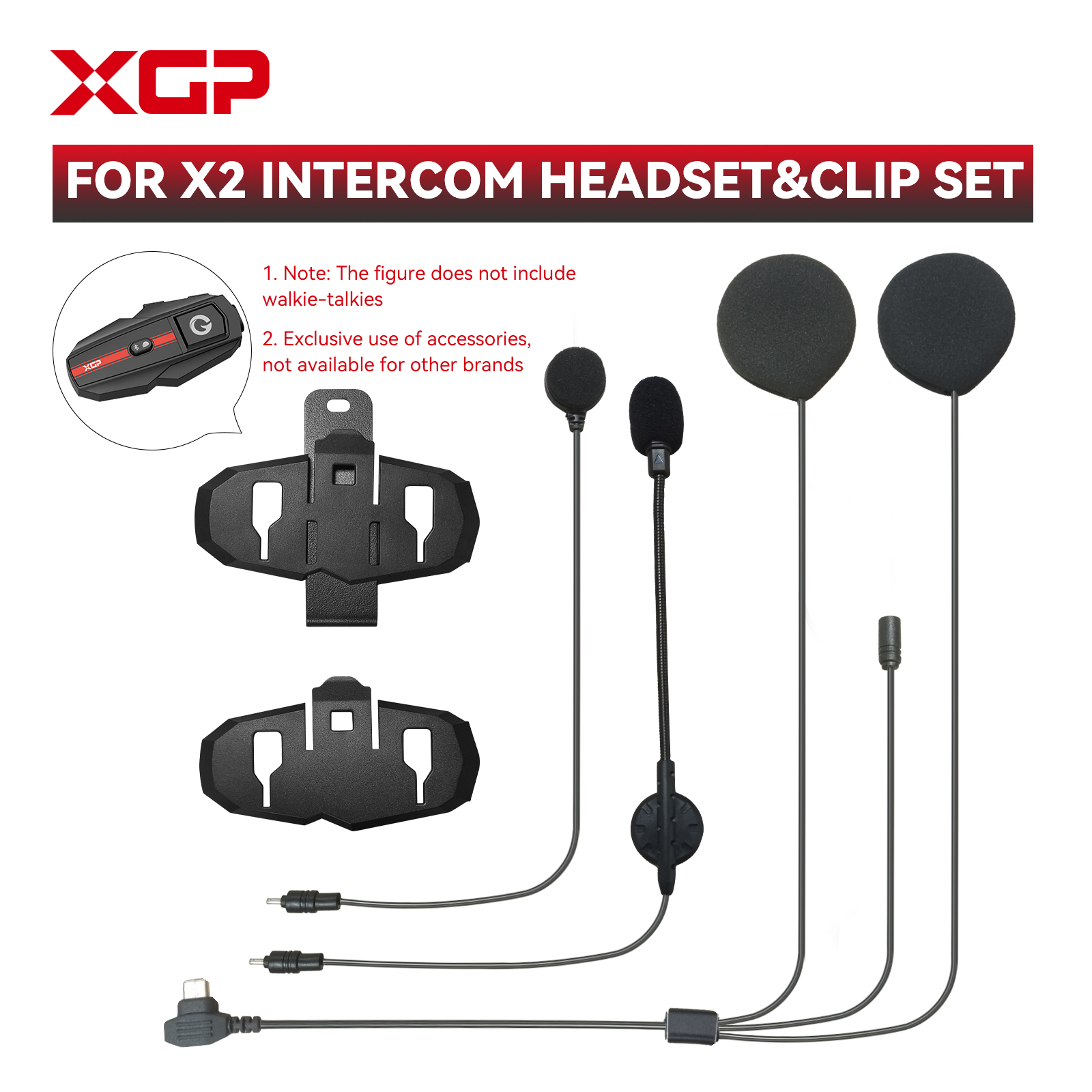 XGP X2 Motorcycle Intercom Hea - Motorcycle Gear Full Set review and price