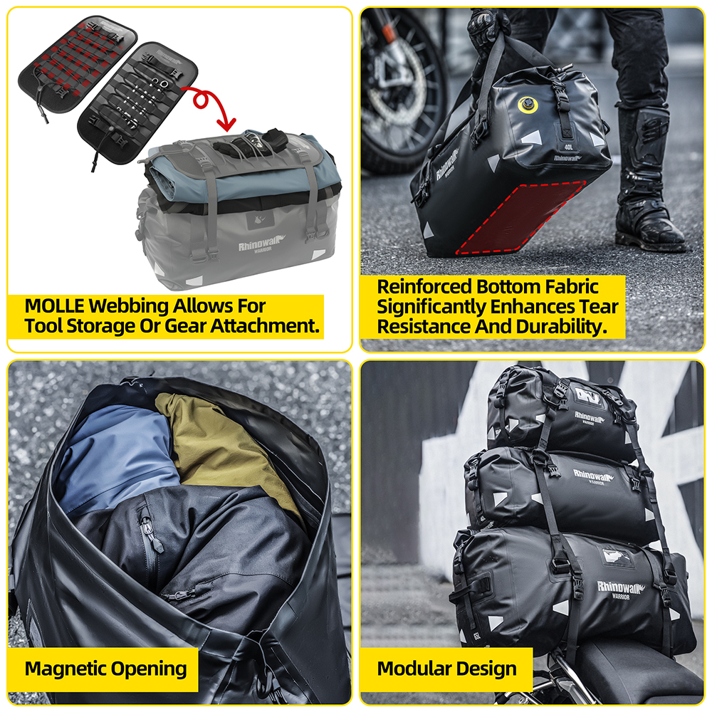Rhinowalk Motorcycle Dry Saddl - Motorcycle Gear Warehouse review and price