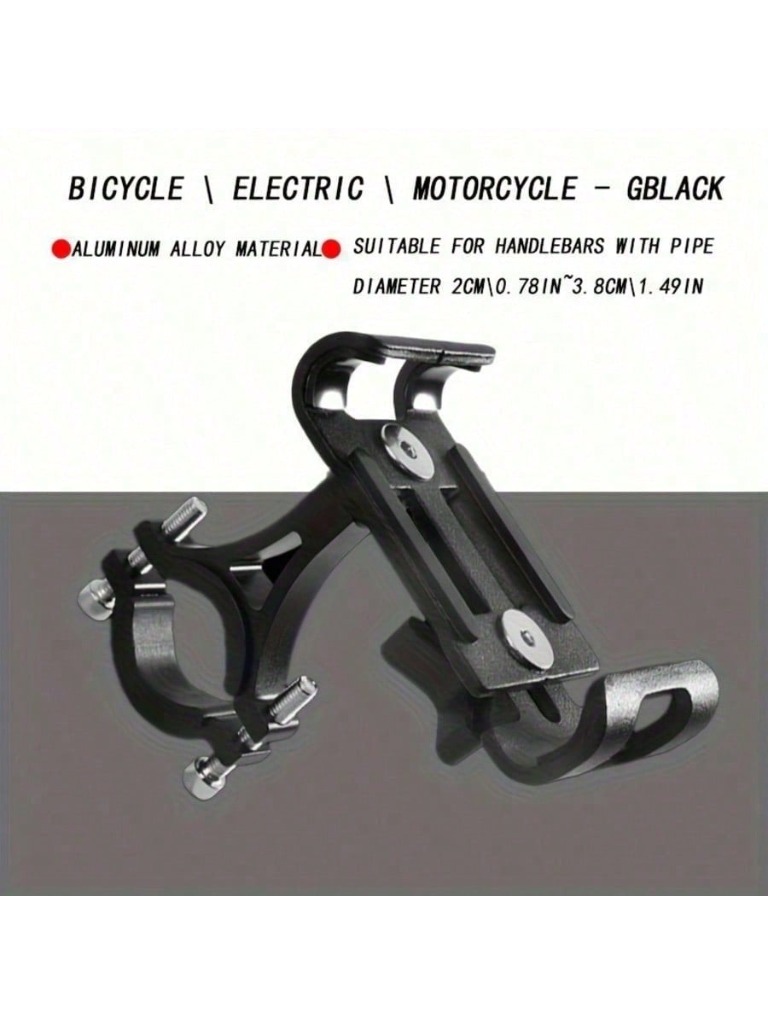 1pc Aluminum Alloy Phone Holde - Phone Mount Handlebar review and price