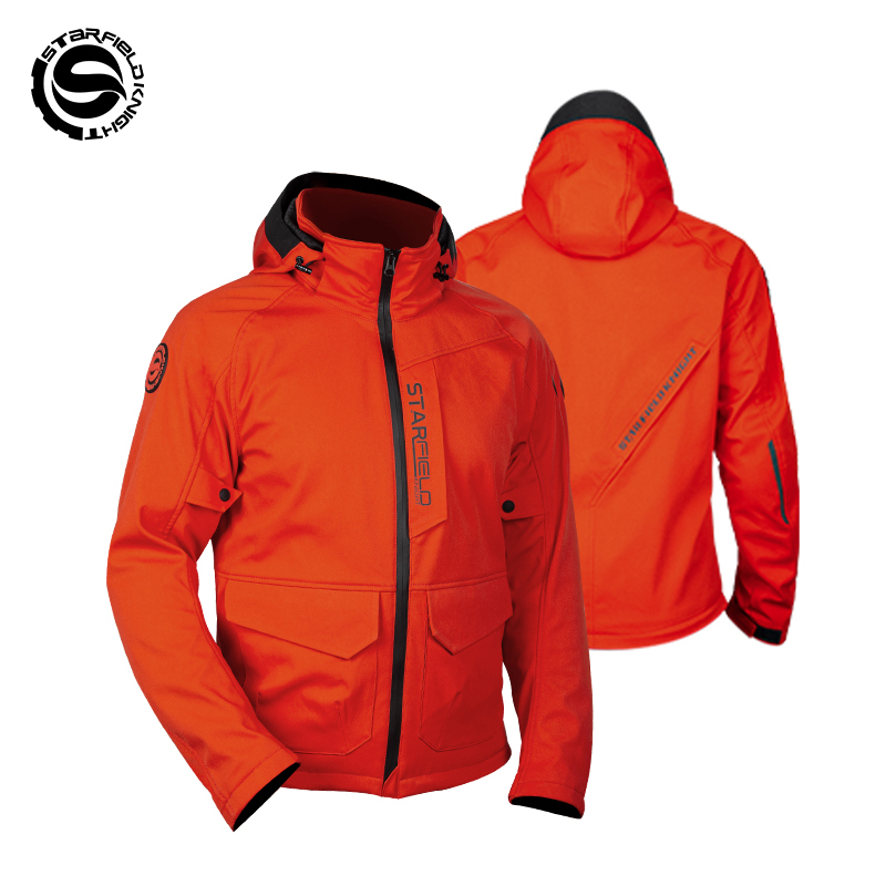 SFK Orange Motorcycle Jacket M - Gearx Motorcycle Jacket review and price