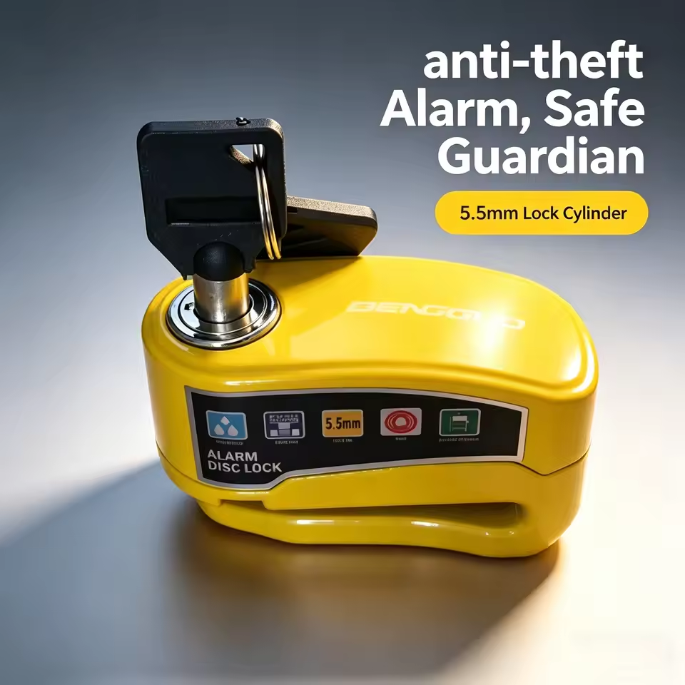 Motorcycle Disc Block Alarm Lo - Disc Lock Brake review and price