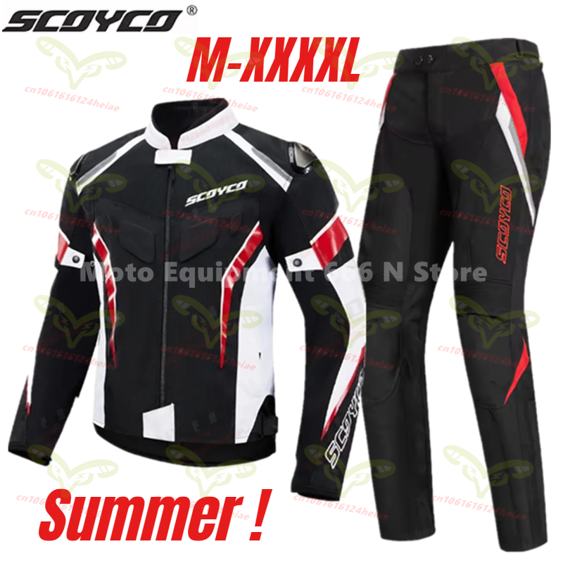 Summer Ventilated Mesh Motorcy - Motorcycle Gear Jacket And Pants review and price