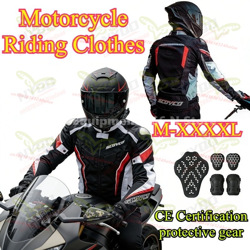 Summer Ventilated Mesh Motorcy - Motorcycle Gear Jacket And Pants review and price