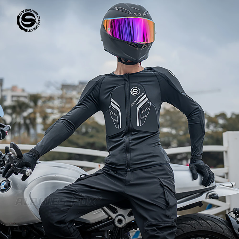 SFK Elastic Slim Fit Motorcycl - Gearx Motorcycle Jacket review and price