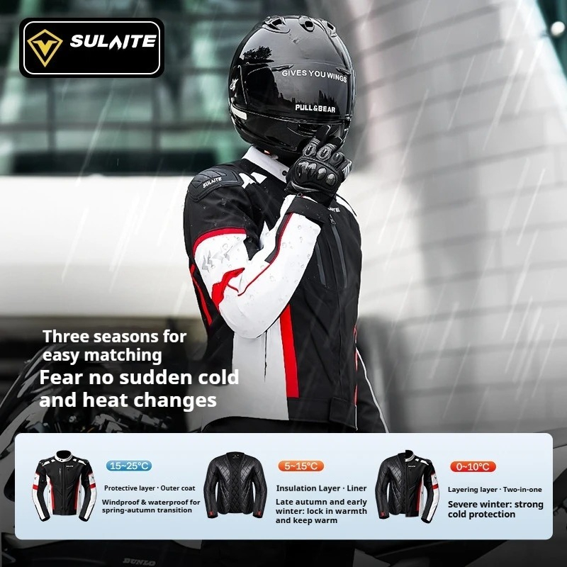 SULAITE Winter Motorcycle Ridi - Motorcycle Gear Jacket And Pants review and price
