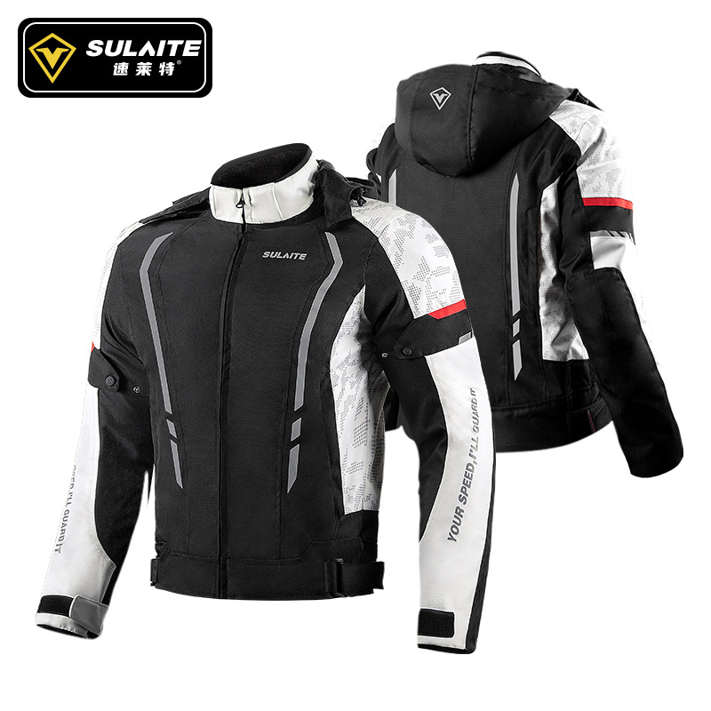 SULAITE Motorcycle Riding Jack - Motorcycle Gear White review and price