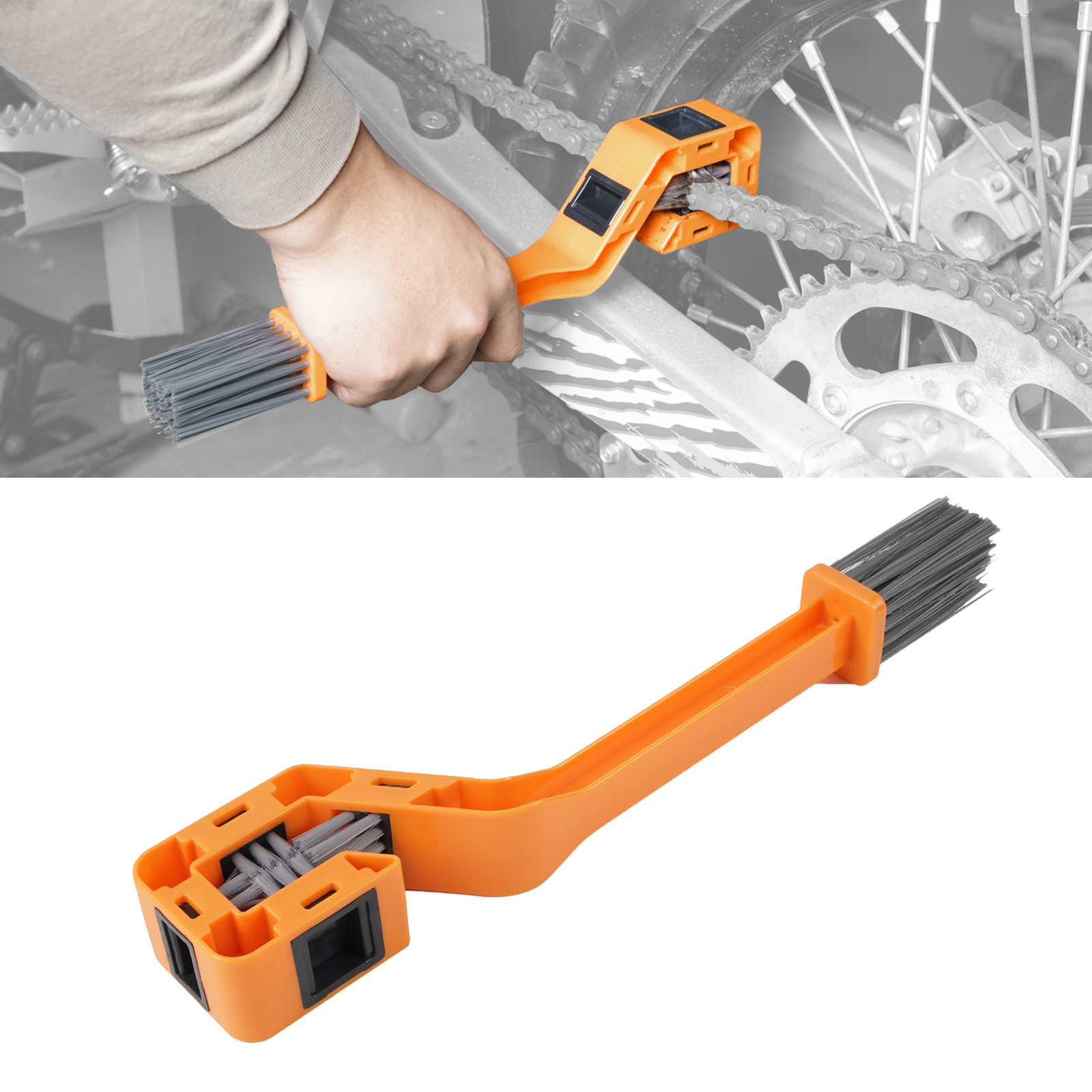 Chain Cleaning Brush Tool For  - Motorcycle Gear Wash review and price