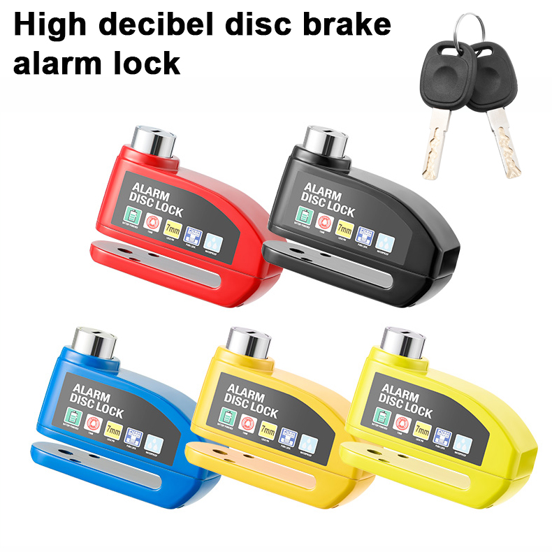 Motorcycle Alarm Lock Wheel Di - Disc Lock Brake review and price
