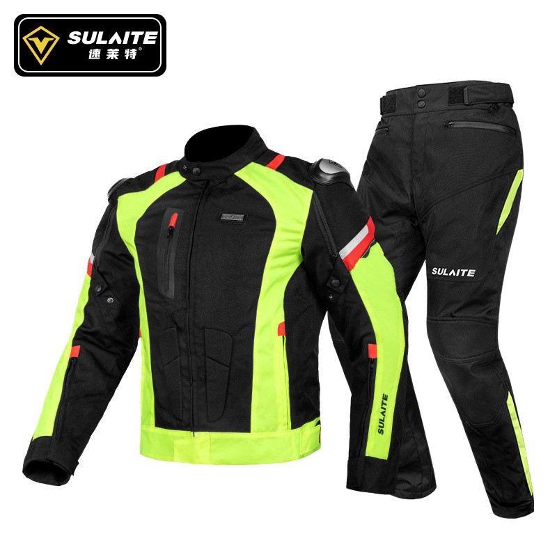 SULAITE Motorcycle Jacket Pant - Motorcycle Gear White review and price