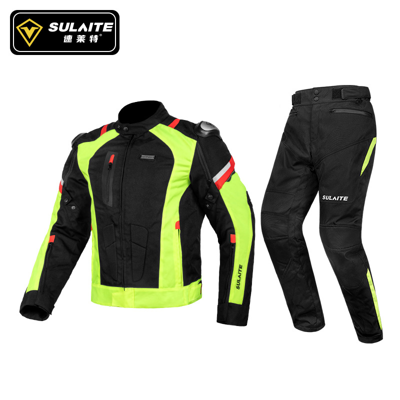 SULAITE Motorcycle Jacket Pant - Motorcycle Gear White review and price