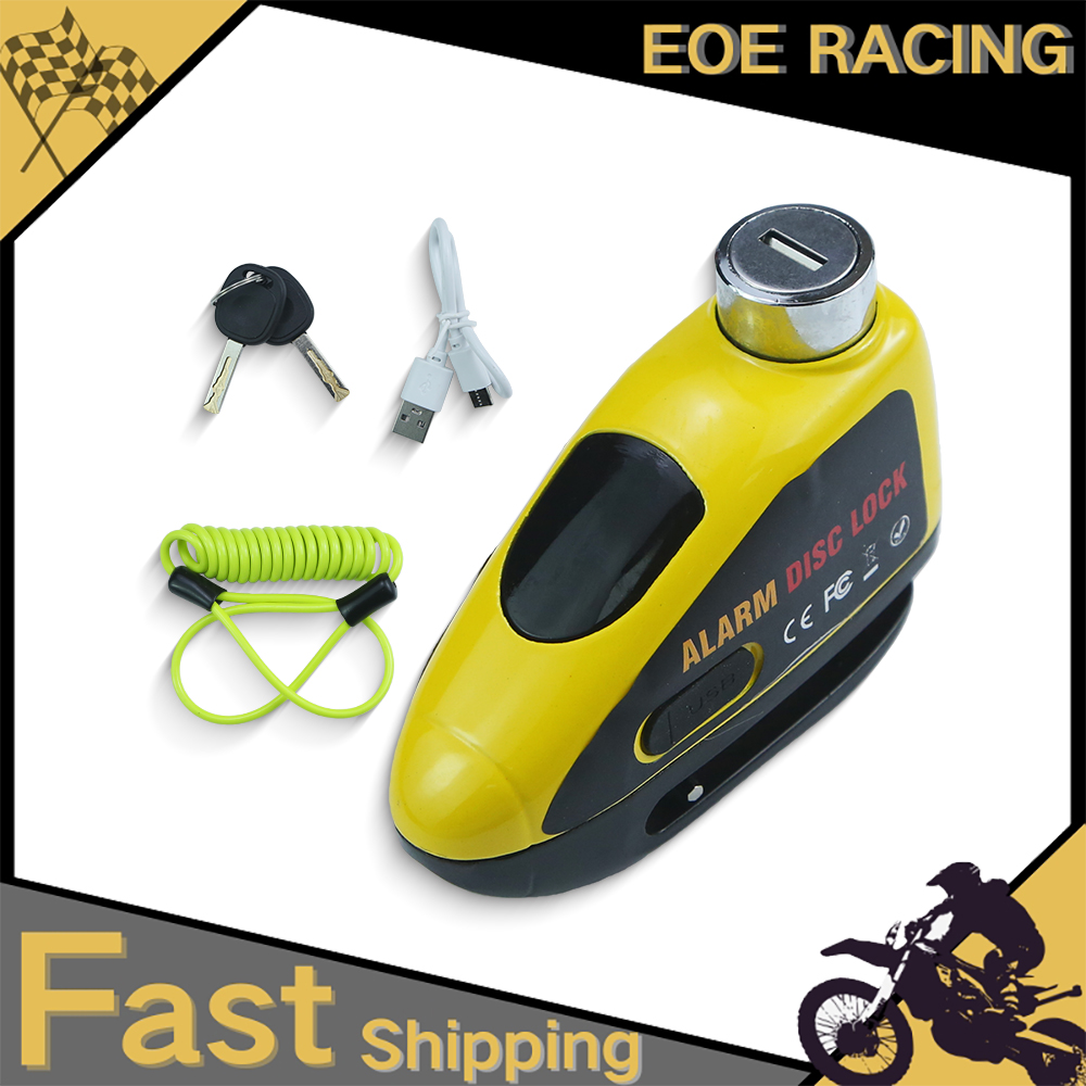 Rechargeable 140dB Motorcycle  - Disc Lock Brake review and price